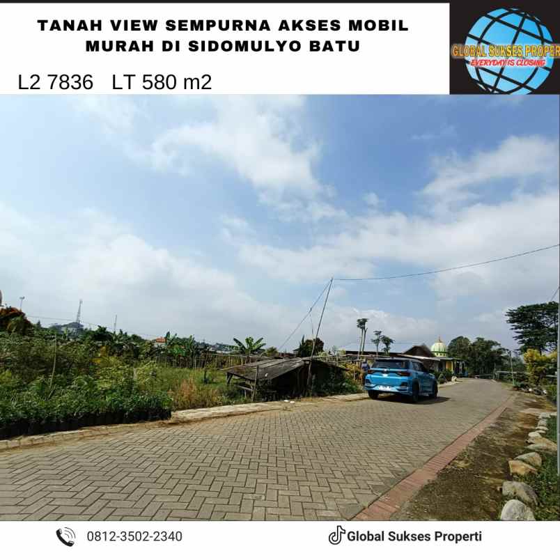 dijual tanah sidomulyo