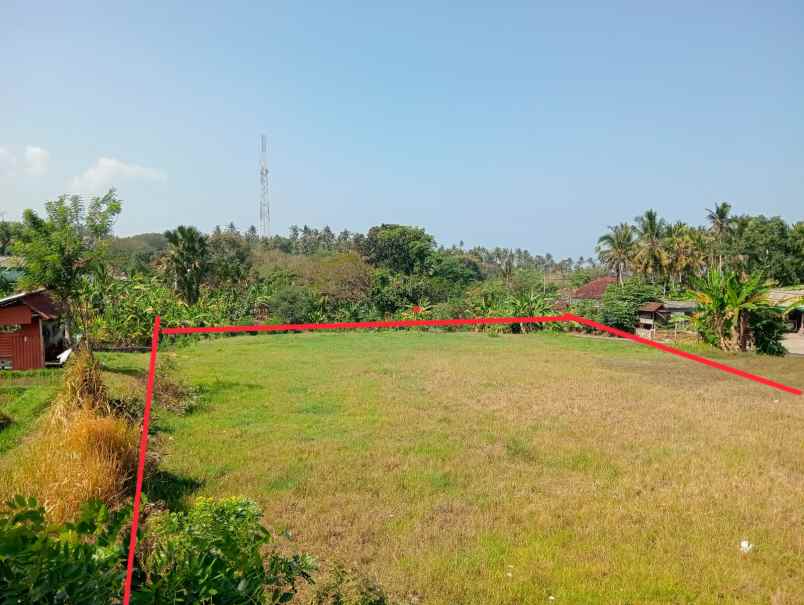 dijual tanah strategis dengan view sawah dan bukit