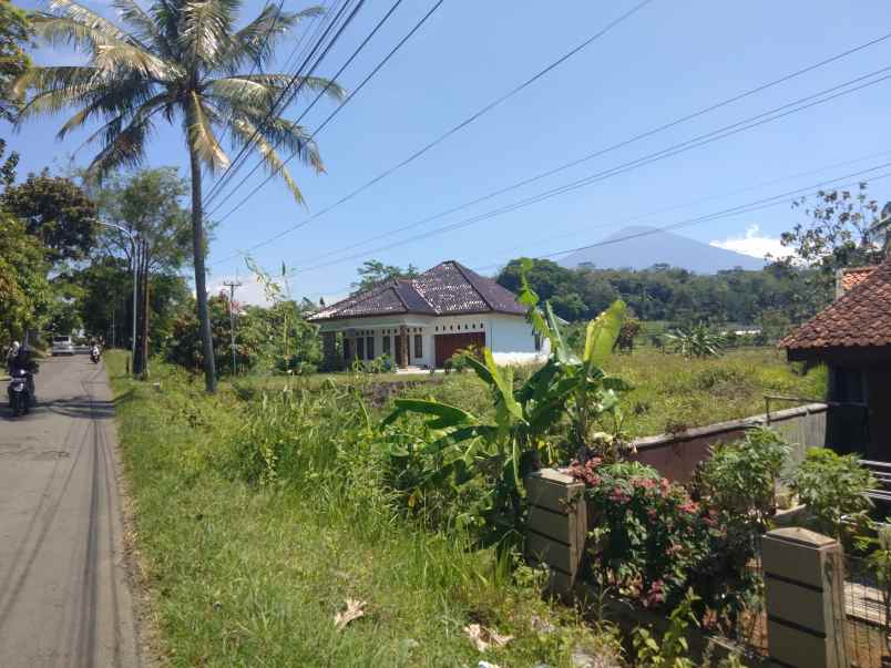 dijual tanah strategis pinggir jl kabupaten