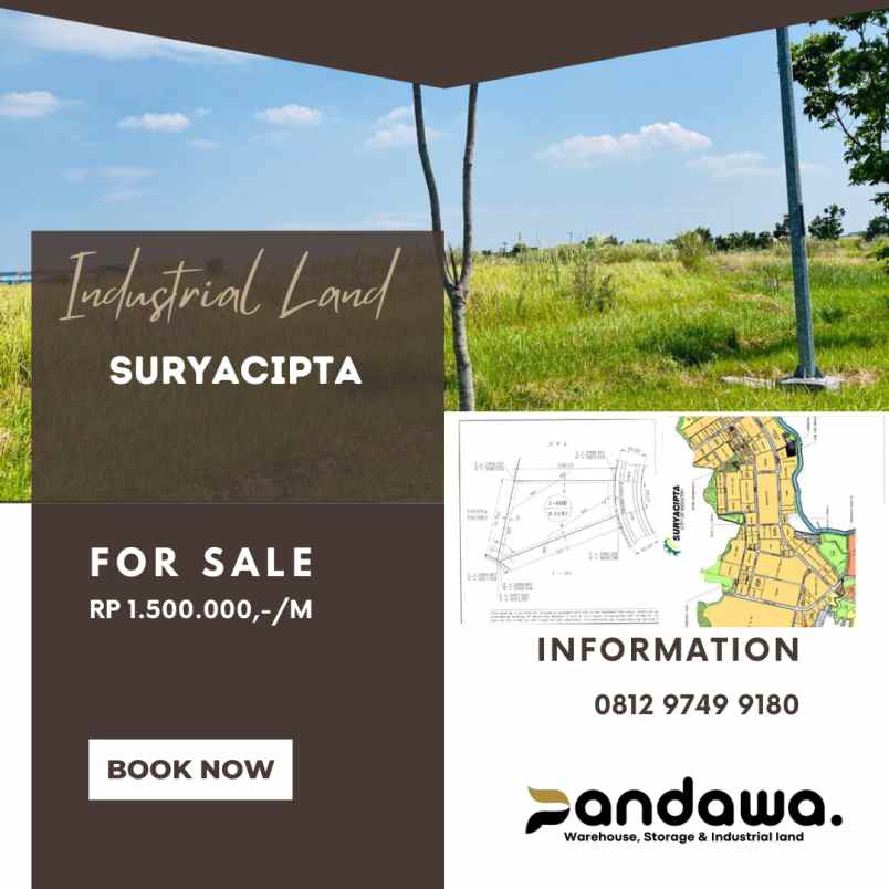 dijual tanah suryacipta karawang