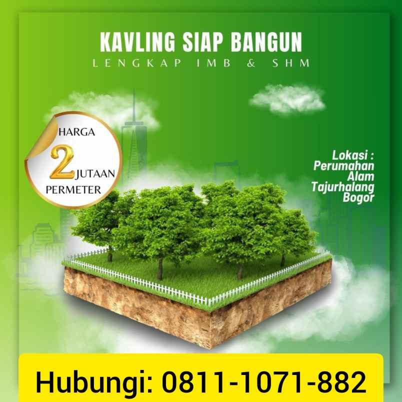 dijual tanah tajurhalang bojonggede bogor