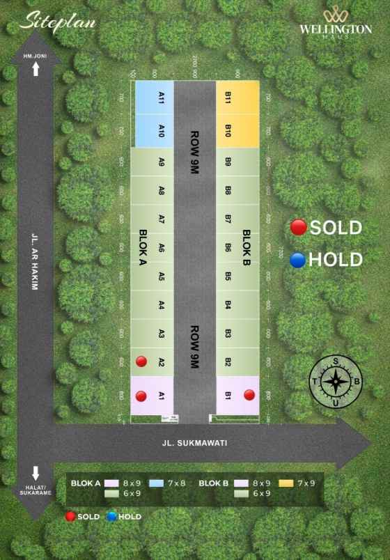 dijual villa jalan sukmawati ar hakim