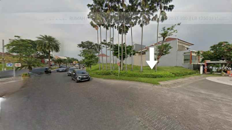 disewakan tanah jalan royal park citraland