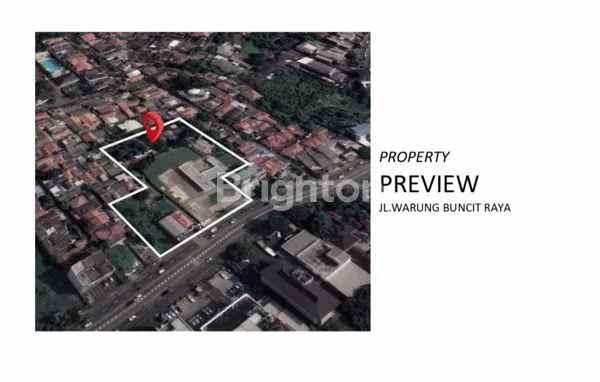 disewakan tanah warung buncit raya mampang