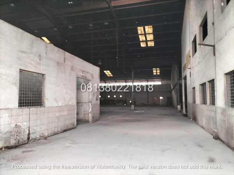 jual kantor dan pabrik di kawasan industri cikupa mas