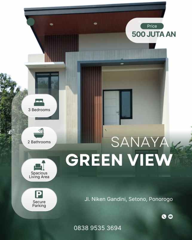 perumahan di ponorogo perumahan syariah harga 500jt