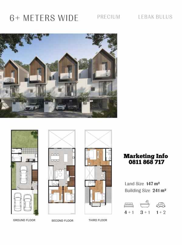 precium lebak bulus jakarta selatan