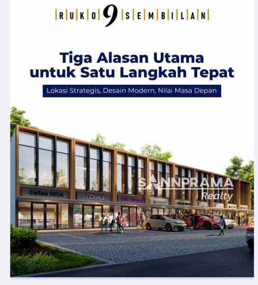 ruko 2 lantai strategis di serpong tang sel