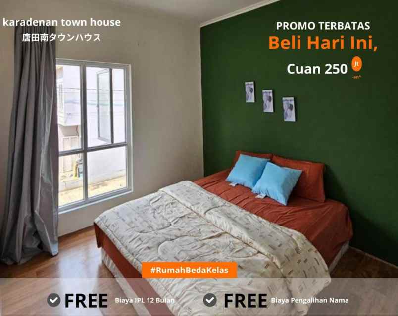 rumah baru 2 lt cibinong bogor