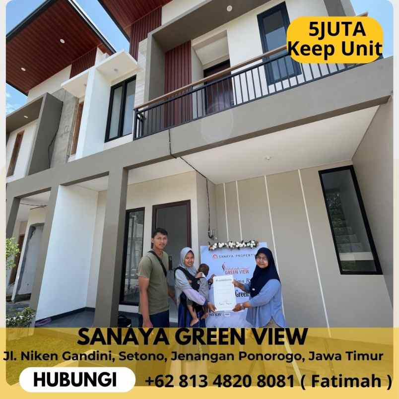 rumah baru di jalur utama ponorogo