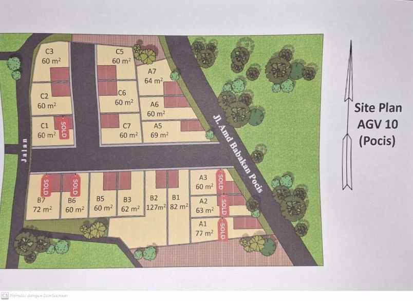 rumah baru siap huni di pocis tangerang selatan