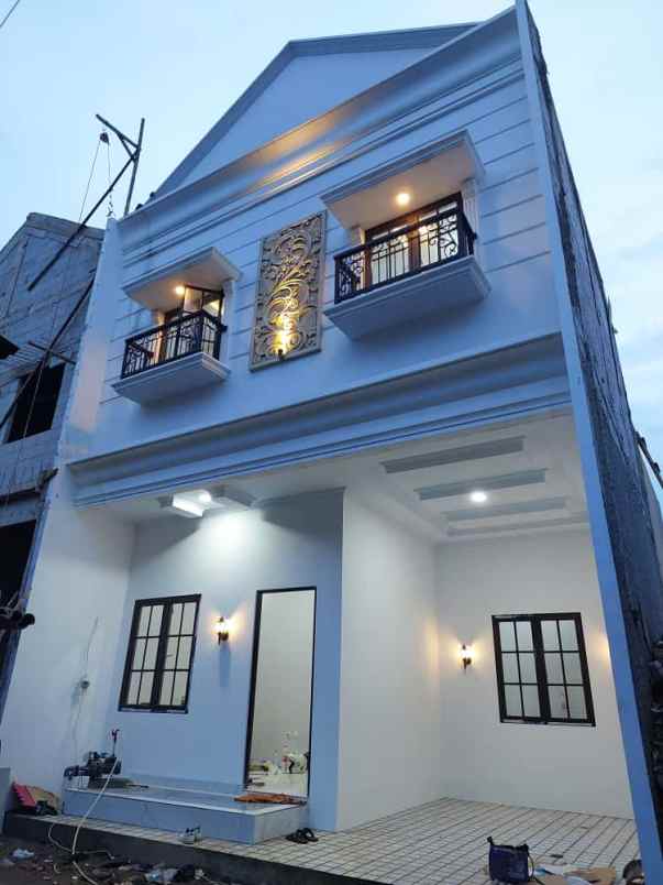 rumah classic modern minimalis di beji depok