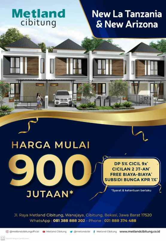rumah jl metland cibitung