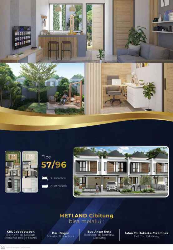 rumah jl metland cibitung