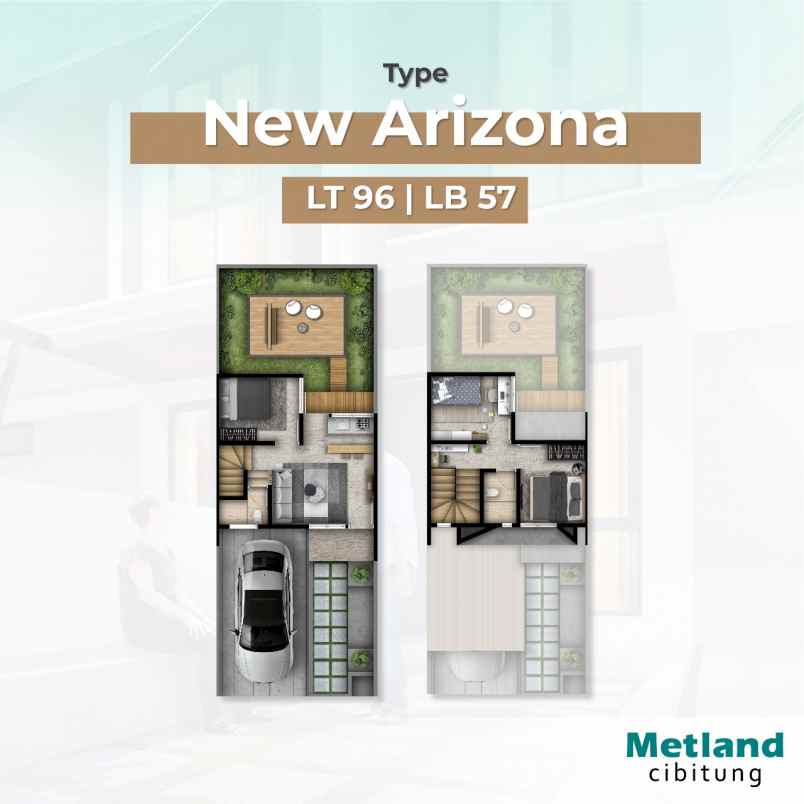 rumah jl metland cibitung