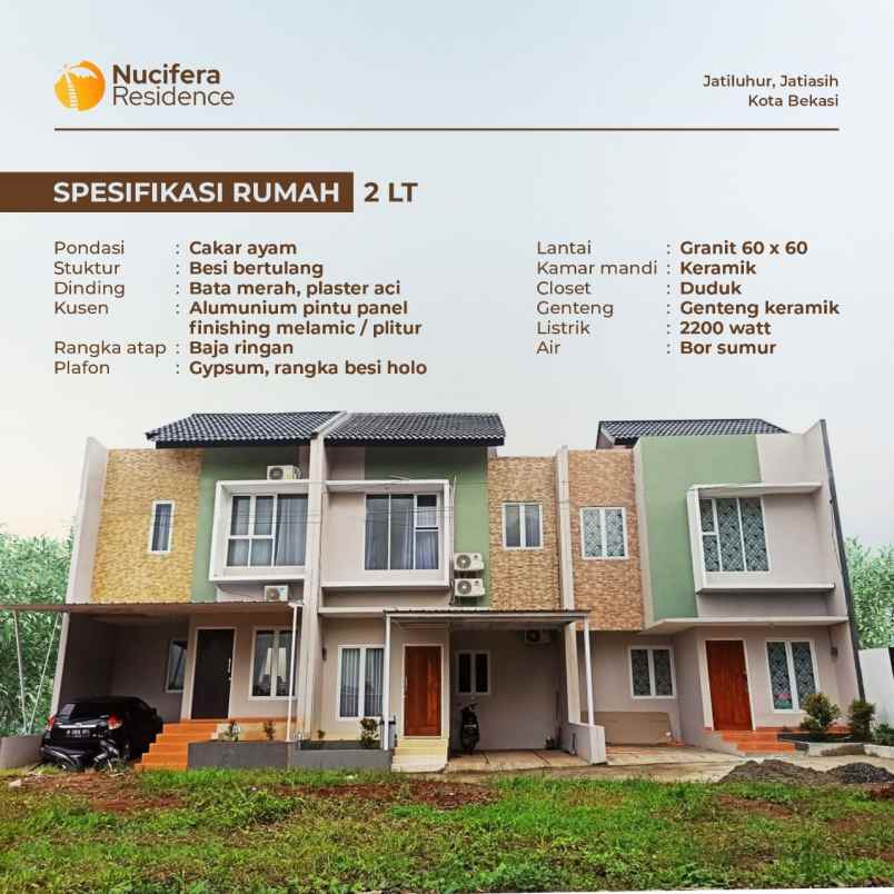 rumah jl nucifera jatiwarna kota