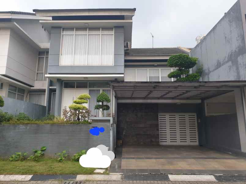 rumah level split kebayoran residence bintaro jaya