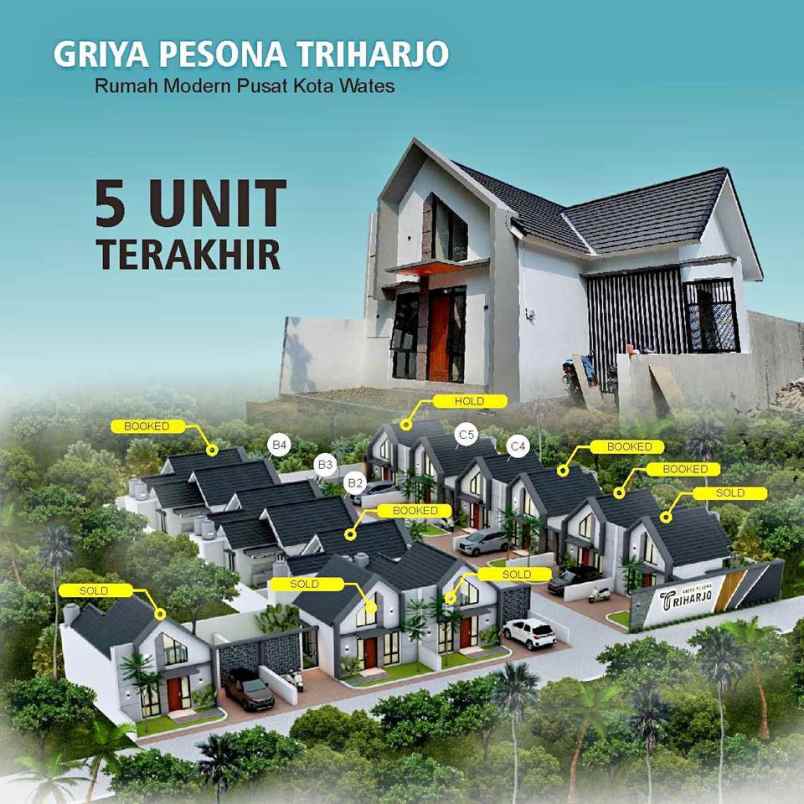 rumah modern scandinavian dekat rsud wates kulonprogo