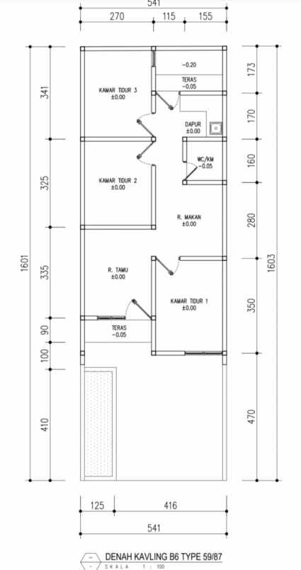 rumah murah modern minimalis di pitara depok