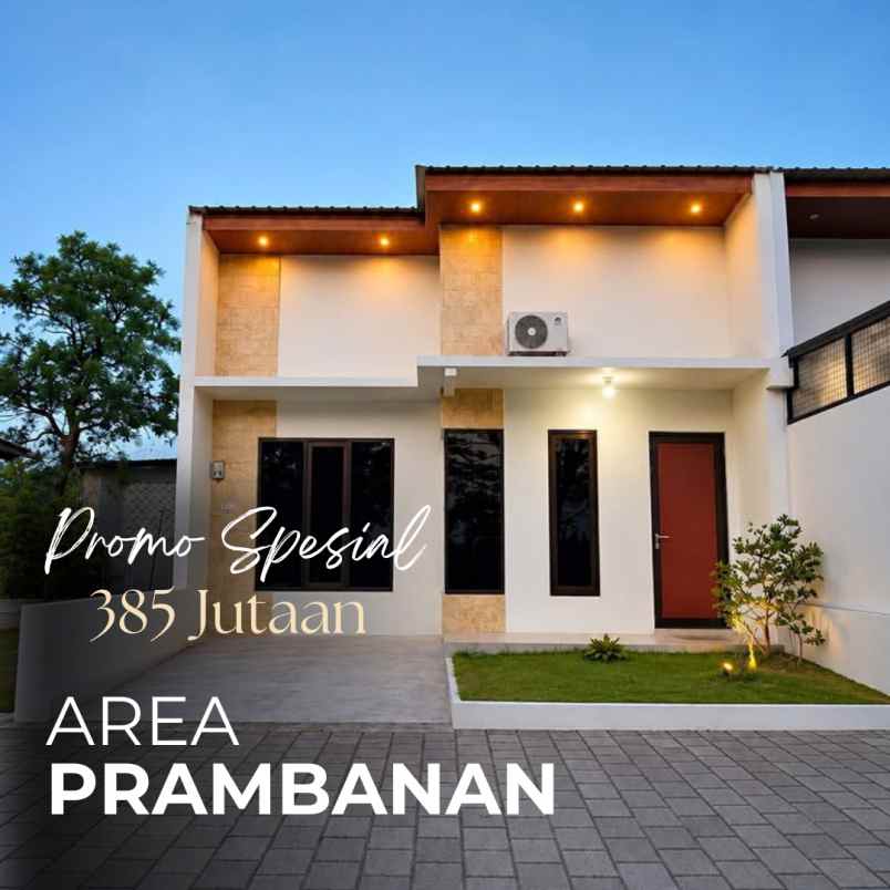 rumah murah prambanan 96m2 view sawah udara sejuk