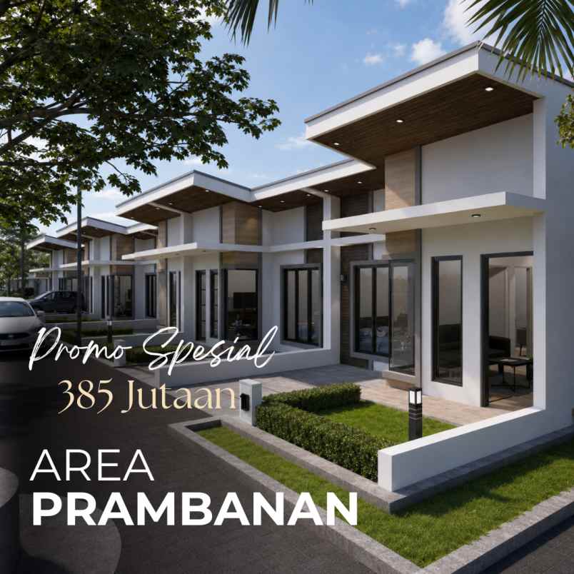 rumah murah prambanan 96m2 view sawah udara sejuk