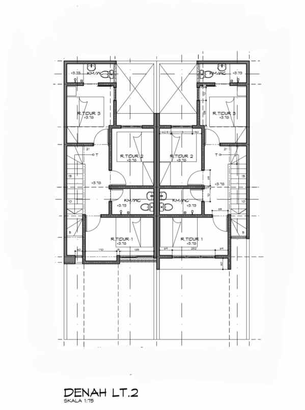 rumah rungkut selangkah dari merr bari gress 2 lantai