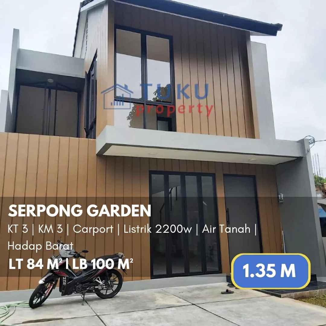 rumah secondary bangunan baru di serpong garden bsd