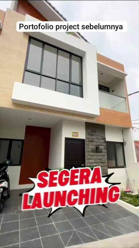 rumah skandinavian murah di lubang buaya jakarta timur