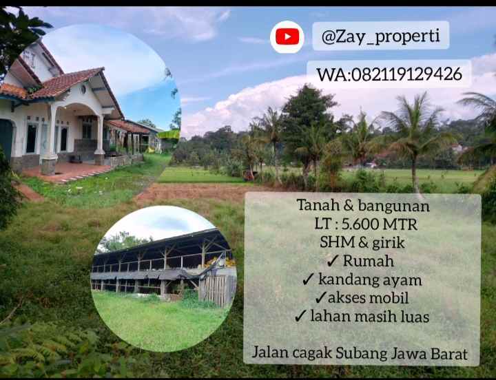 tanah bangunan rumah usaha kandang ayam