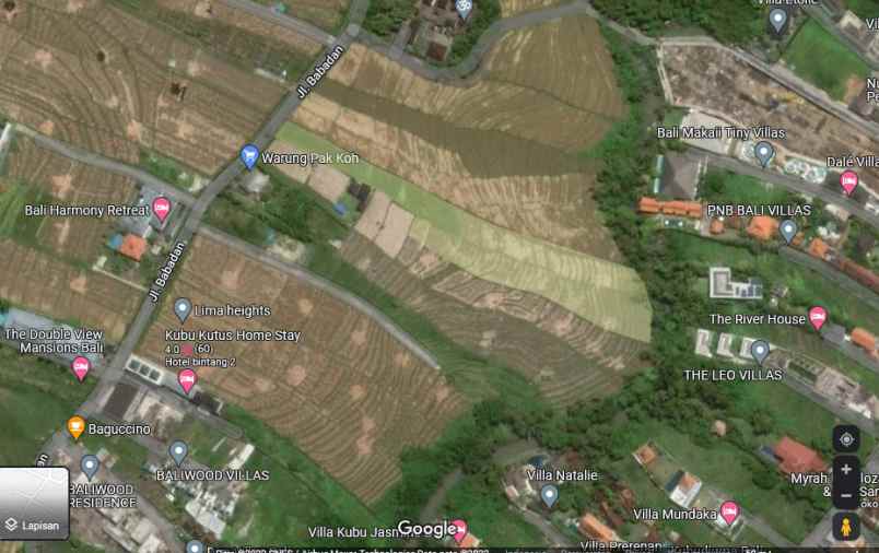 tanah jalan pantai lima or babadan