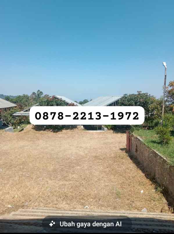 tanah luas 2 ha bagus untuk resort di lembang