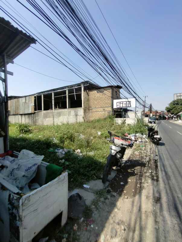 tanah pinggir angkot untuk usaha bojonggede