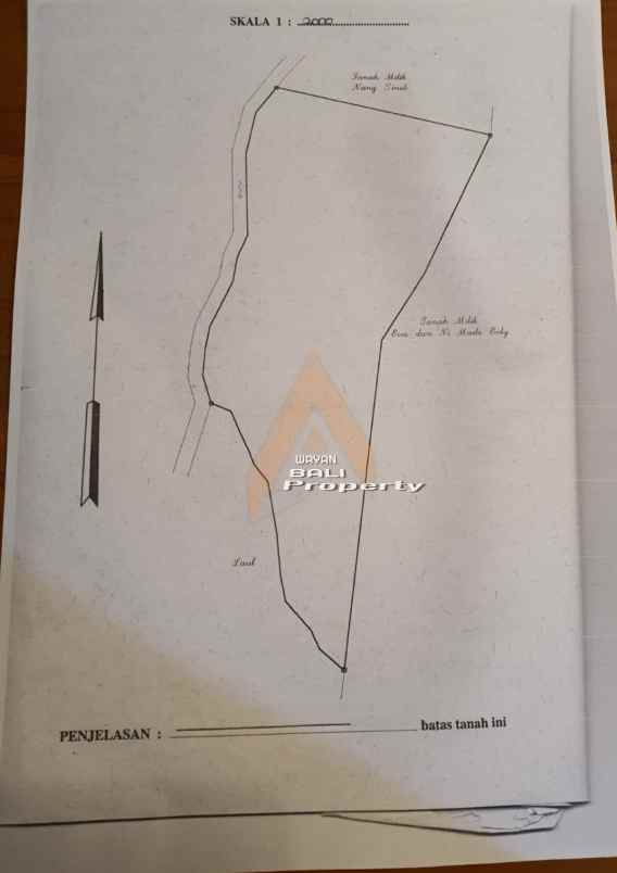 tanah pinggir pantai manta point nusa penida