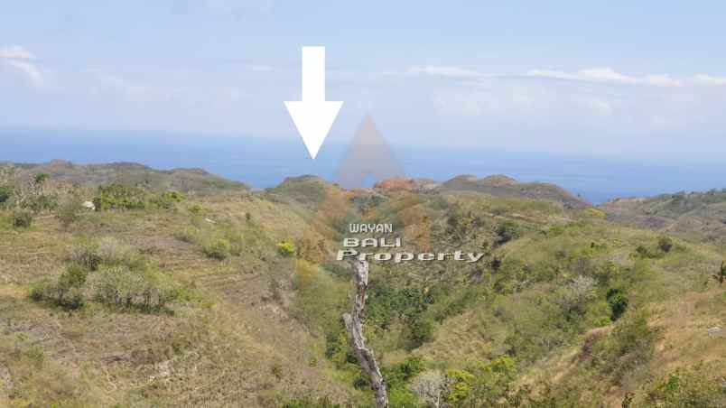 tanah pinggir pantai manta point nusa penida