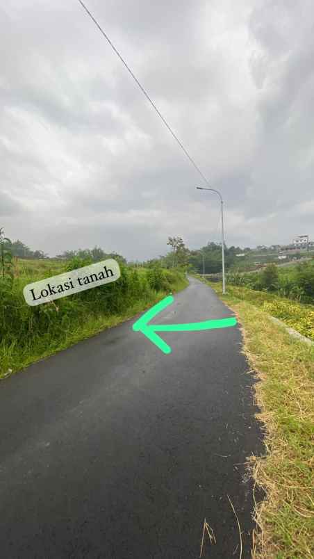 tanah strategis cocok buat villa dan cafe