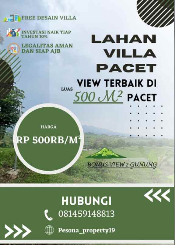 500 ribu tanah besar pacet mojokerto hawa sejuk