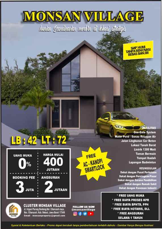 cluster monsan village cibarusah