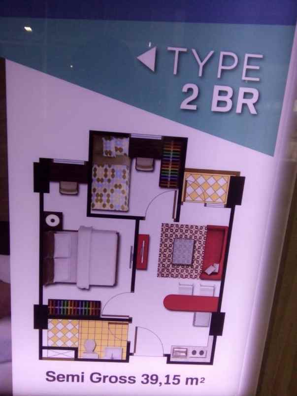dijual apartemen jl caman raya no 21 rt 008