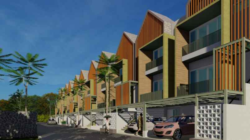 dijual hunian townhouse modern di timur dago