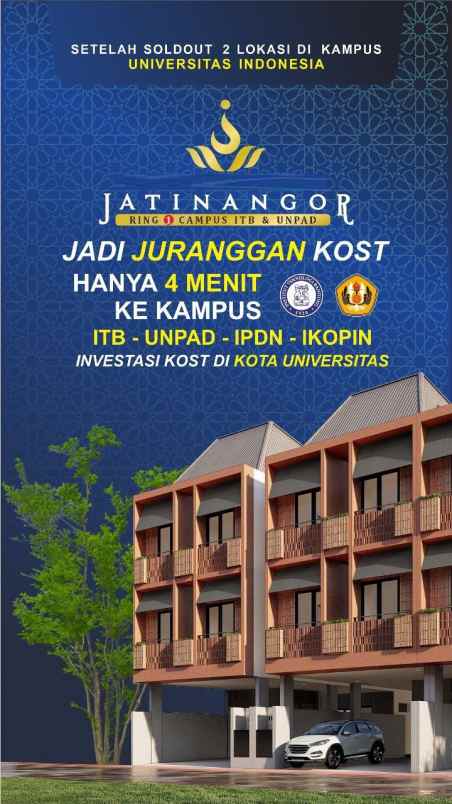 dijual kost itb jatinangor