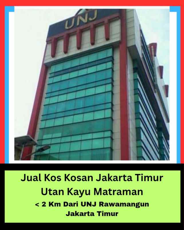 dijual kost utan kayu