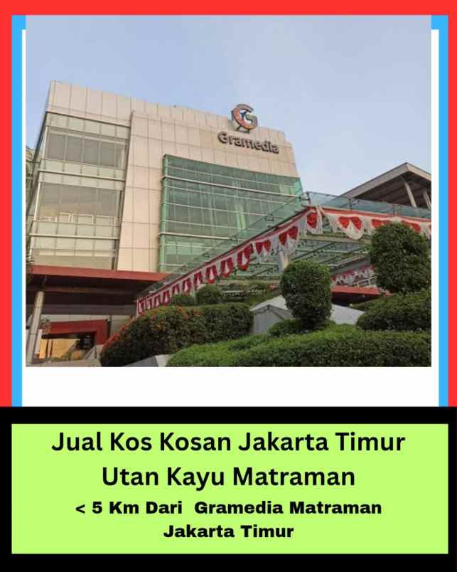 dijual kost utan kayu