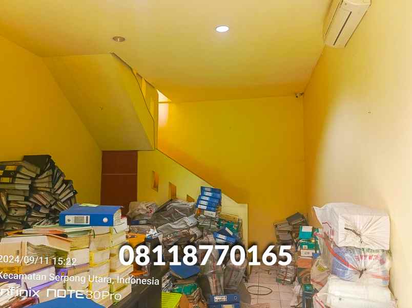 dijual ruko gudang kantor jalan raya serpong km 7