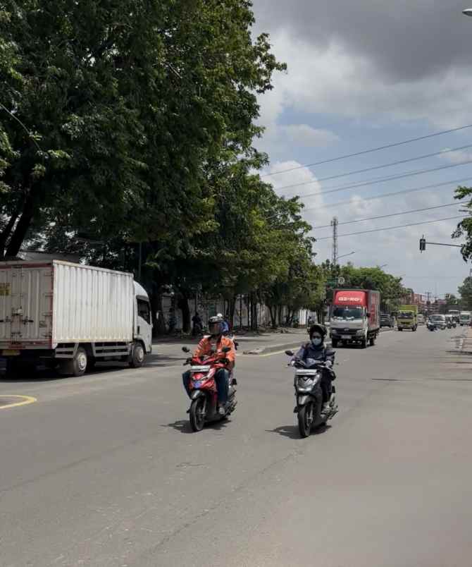 dijual ruko gudang kantor jalan sultan agung