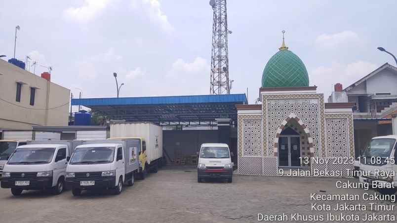 dijual ruko gudang kantor jl raya bekasi