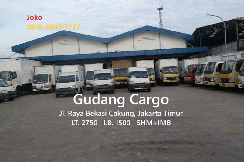 dijual ruko gudang kantor jl raya bekasi