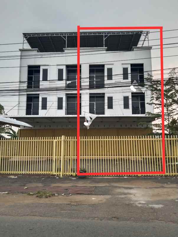 dijual ruko tepi jalan perdamaian kota baru