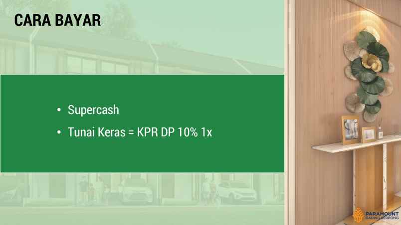 dijual rumah anza malibu paramount land