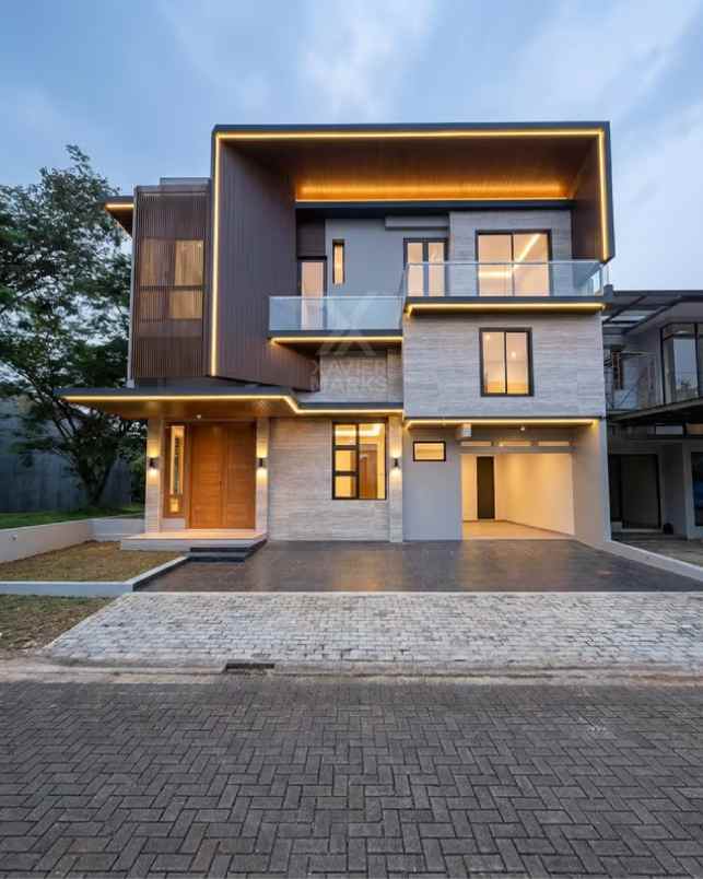 dijual rumah brand new hook di foresta bsd