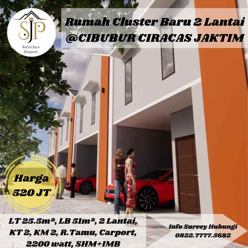dijual rumah cibubur ciracas jakarta timur